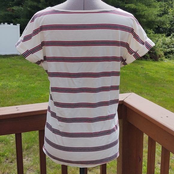 L.L. Bean Signature Women’s Stripe T-Shirt, Sz M - Picture 5 of 9
